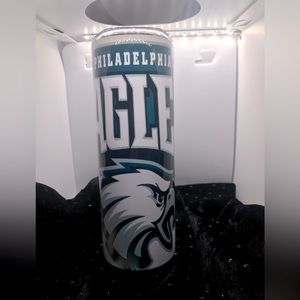 Eagles 20oz tumbler/w cleaning tools